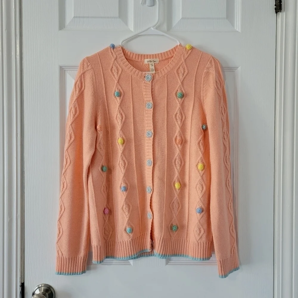 Matilda Jane Pom Pom Pink Cardigan